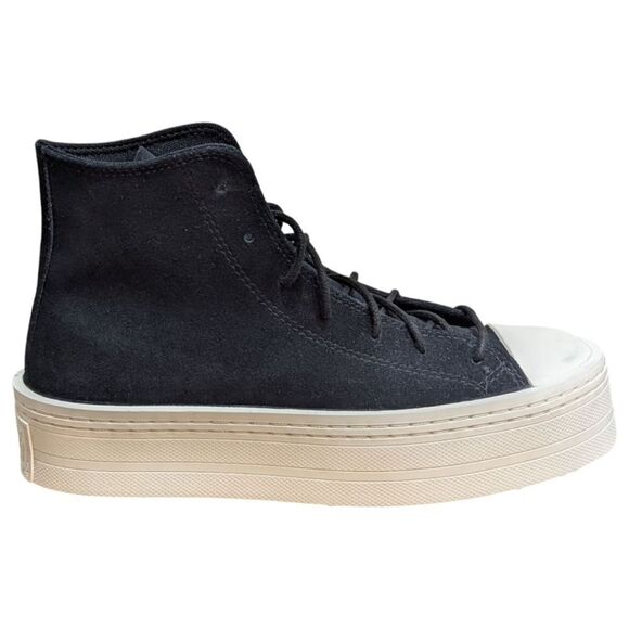 Converse Chuck Taylor Modern Lift Platform Shoe Women's US 9 Suede Black A05285C - Picture 2 of 10